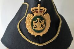 Politi skråhue fra 70´erne